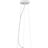 Подвесной светильник LUMION BASALTO 6599/3C MODERNI LN24 Е27 3*40W 220V белый/белый, бежевый металл, эко кожа/металл, стекло
